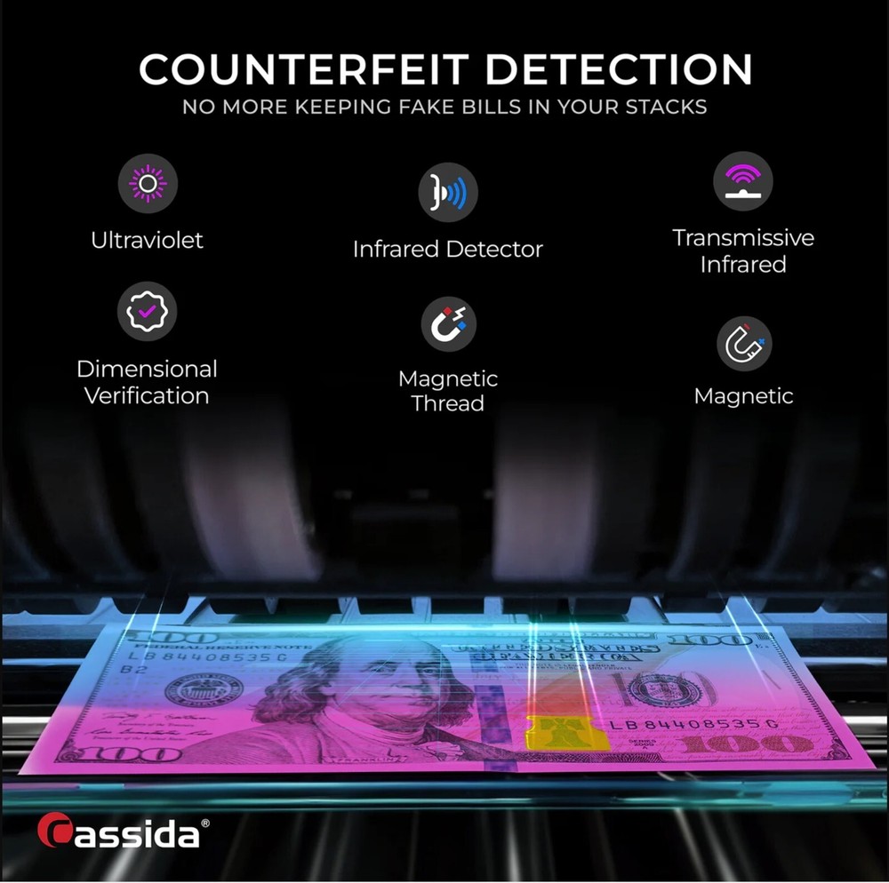 Cassida 6600 UV Bill Counter