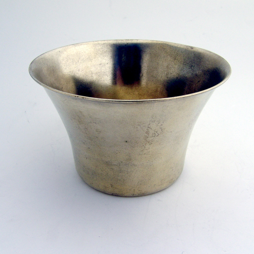 Medallion Swing Handle Footed Basket 800 Silver 1860