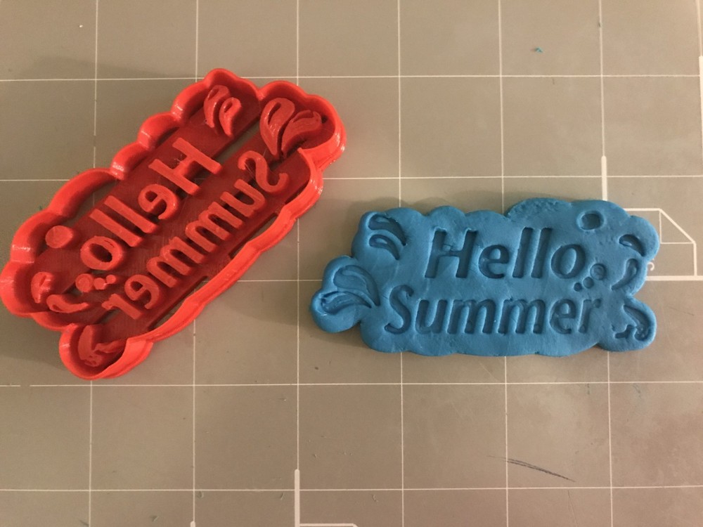 Hello Summer Cookie Cutter