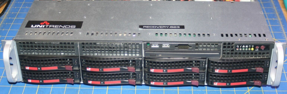 Unitrends Recovery-823 Rack Appliance Disk Array Xeon 2.67GHz