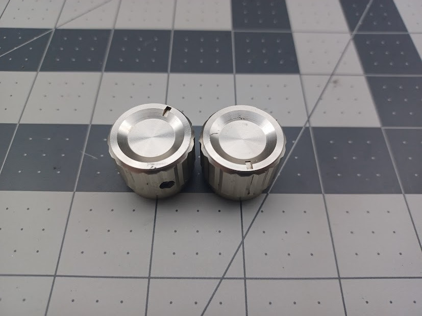 Sansui QR-6500 Volume Mode Selector Knob PAIR