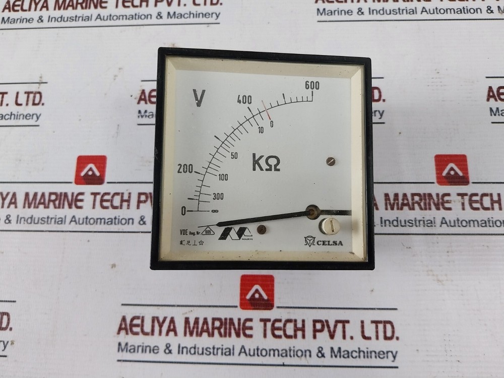 Celsa 0-600V Volt Meter 605