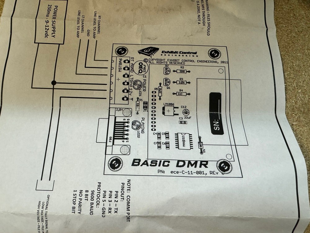 Exhibit Control Engineering Basic Serial DMR ece-C-11-001