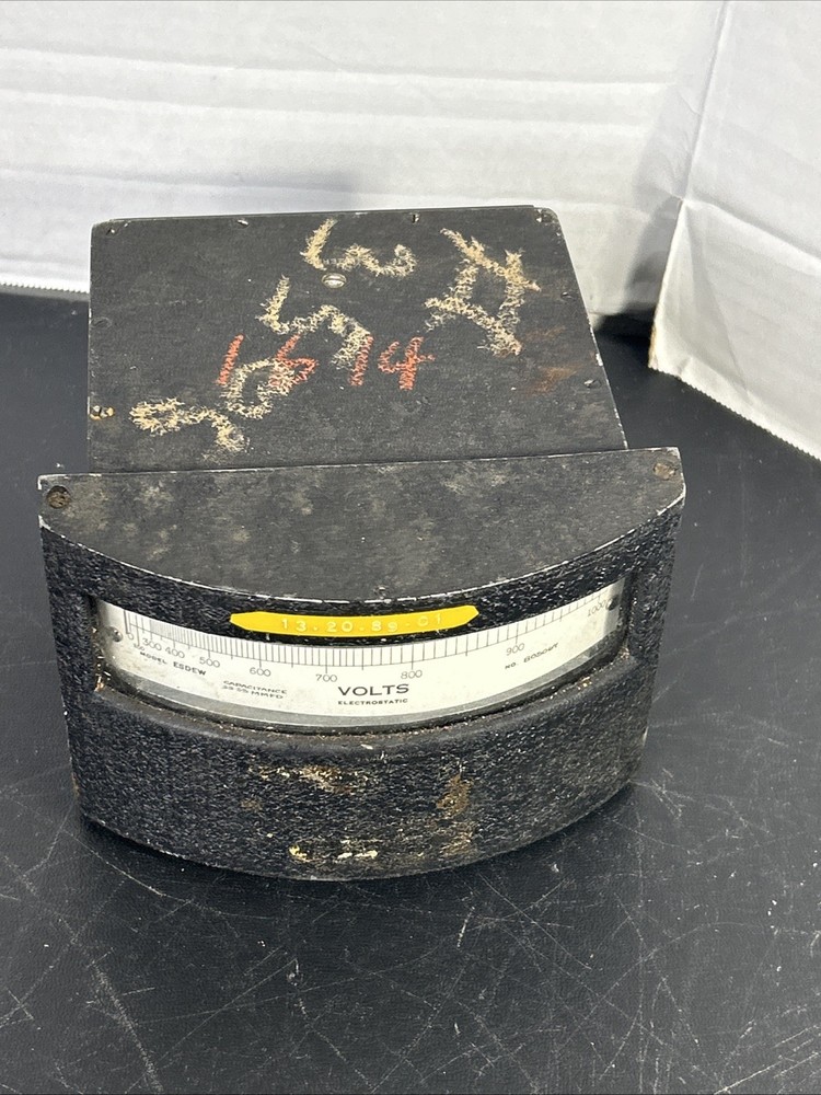 Sensitive Research Electrostatic Voltmeter ESDEW 0-1000 Panel Mount