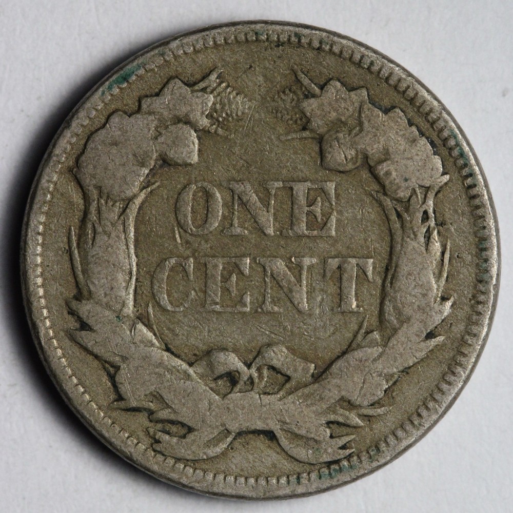 1857 Flying Eagle Cent Penny FINE E113 SJCL