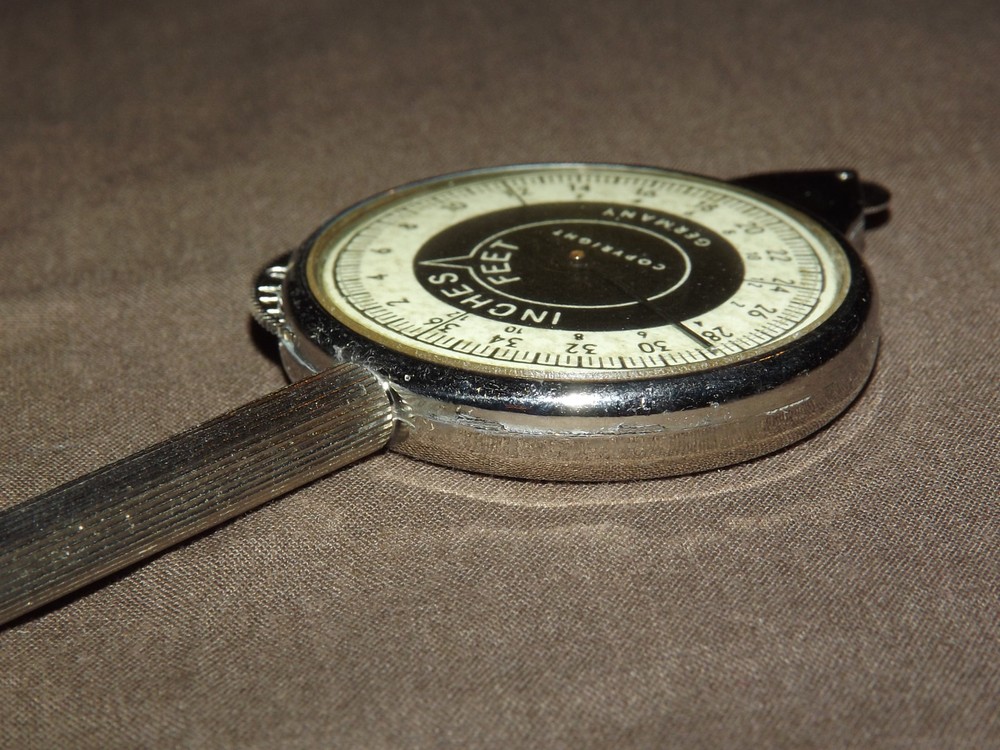 VINTAGE MADE IN GERMANY MAP MEASURE TOOL INSTRUMENT