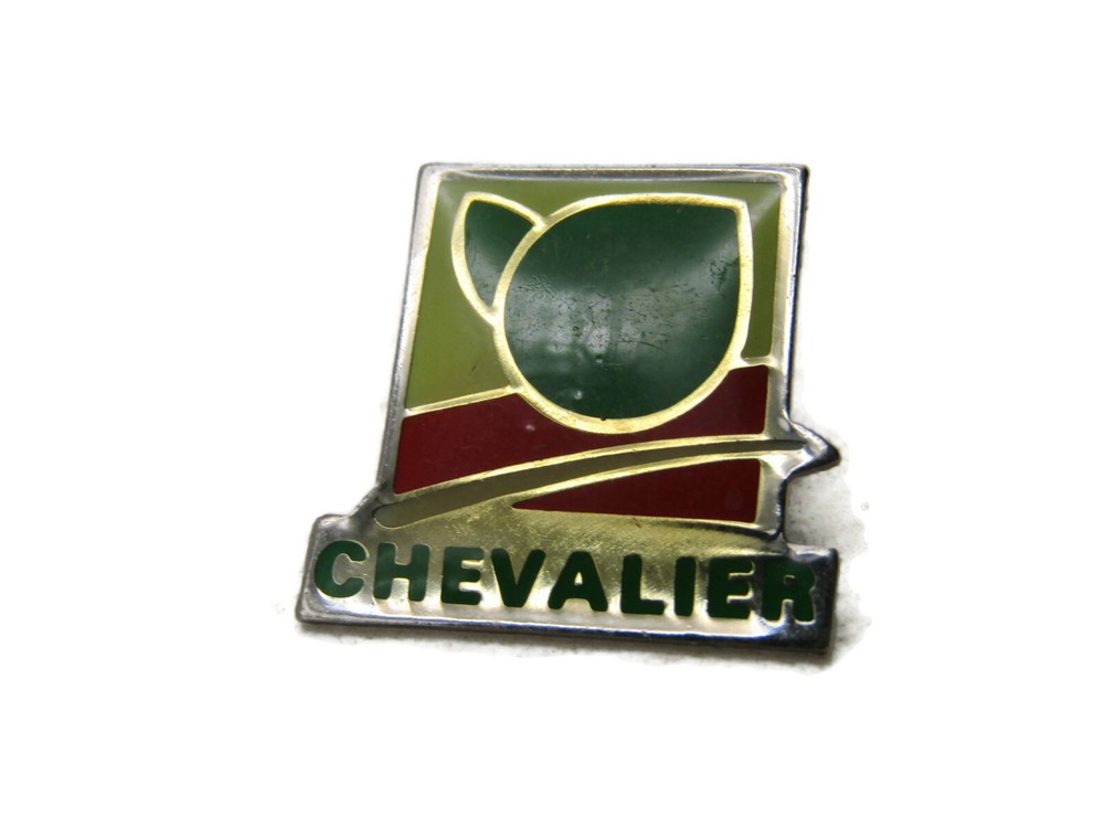 Chevalier Logo Pin Silver Tone