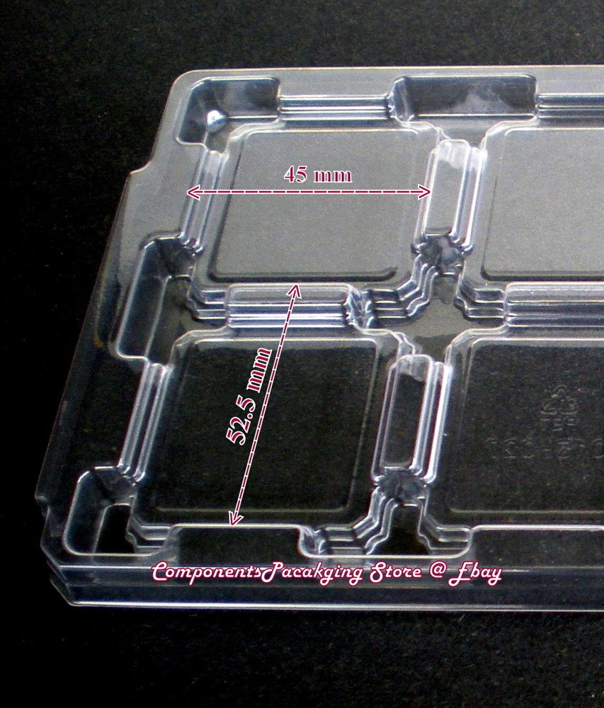 6 - Socket 2011 Tray Holder for Intel Xeon E5 E7 CPU Processors - Fits 60 CPU's