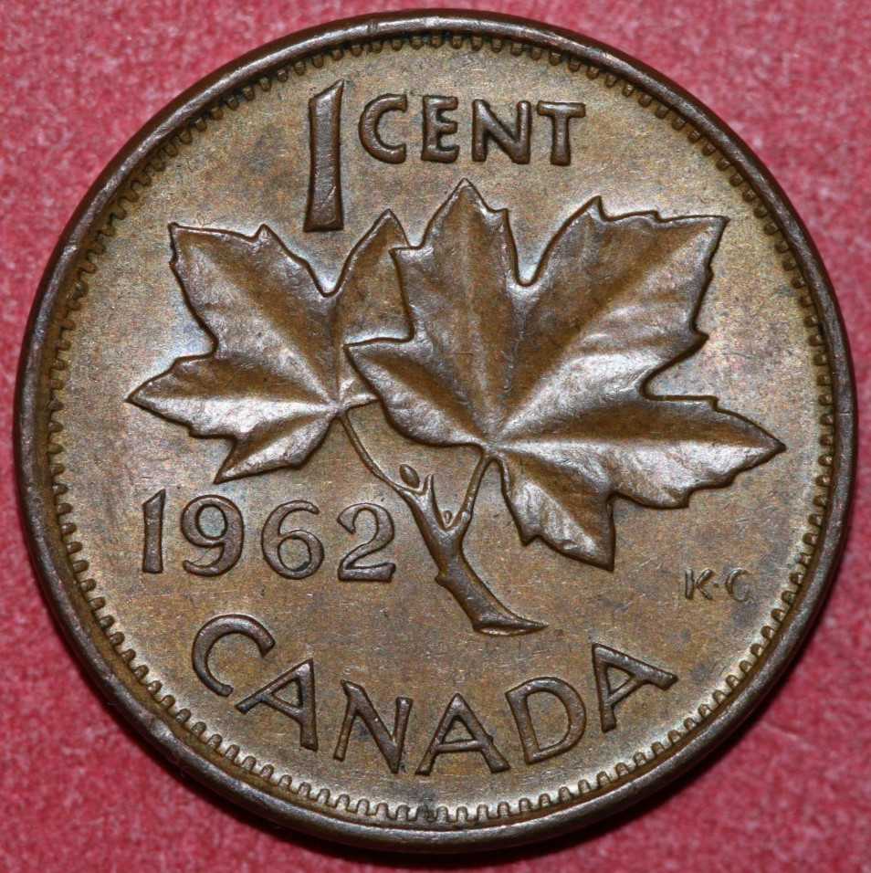 Canada  1962   Cent  Elizabeth II   19mm