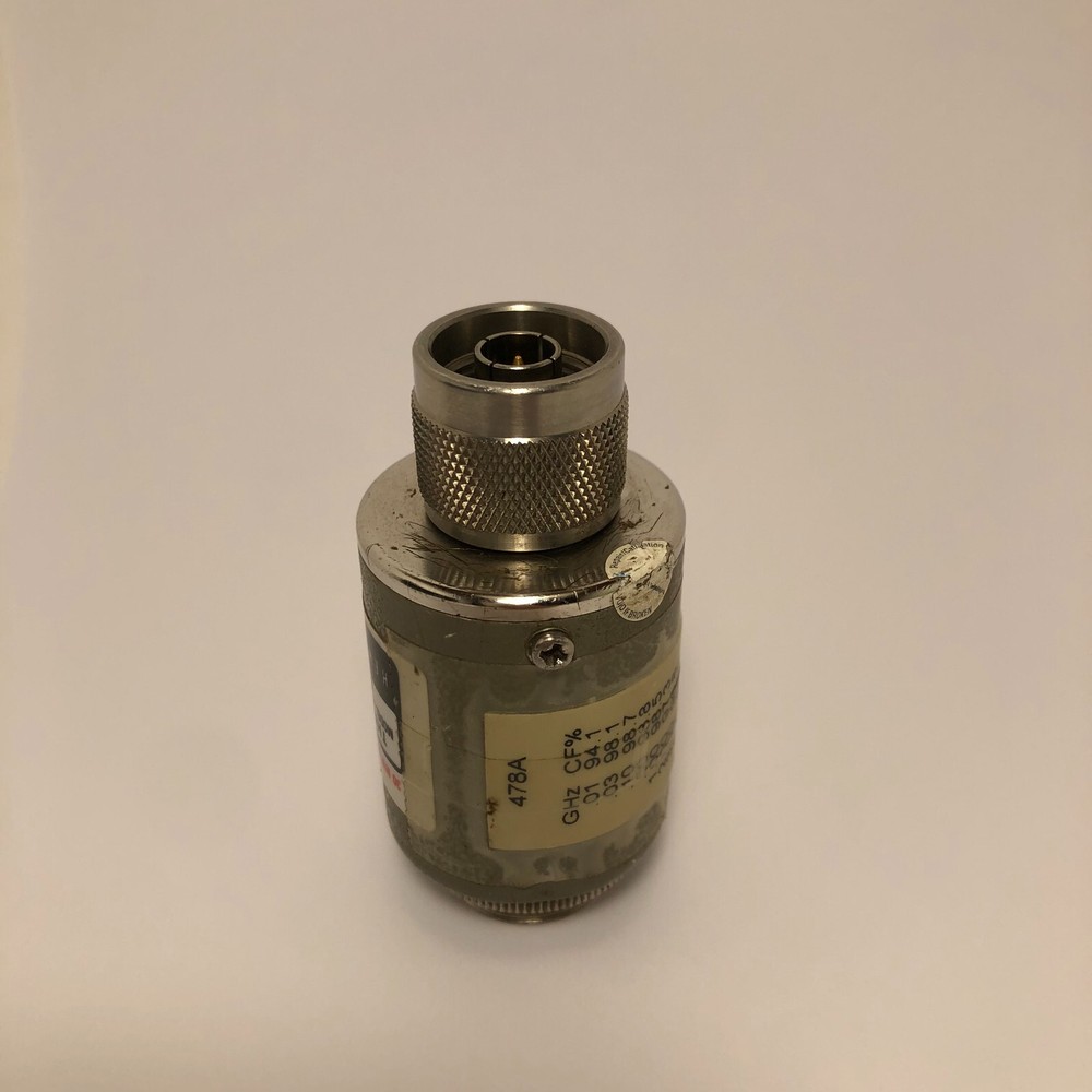 HP 478A Thermistor Mount 200 Ohms Coaxial RF Microwave