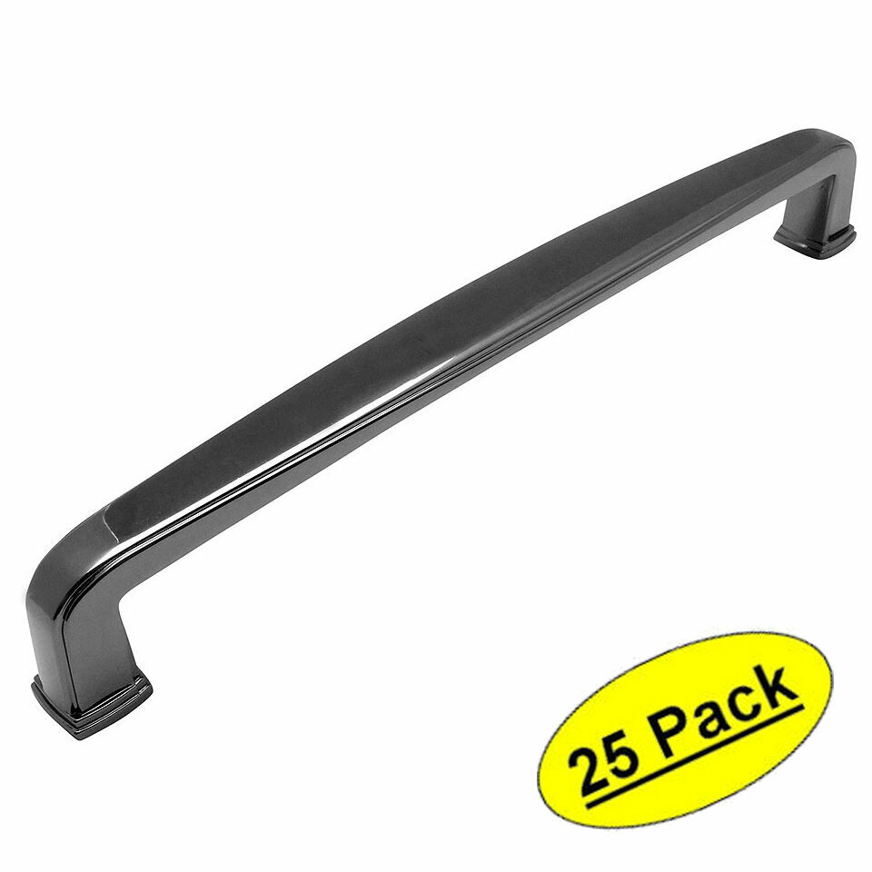 *25 Pack* Cosmas Cabinet Hardware Black Nickel Handle Pulls #4392-128BN