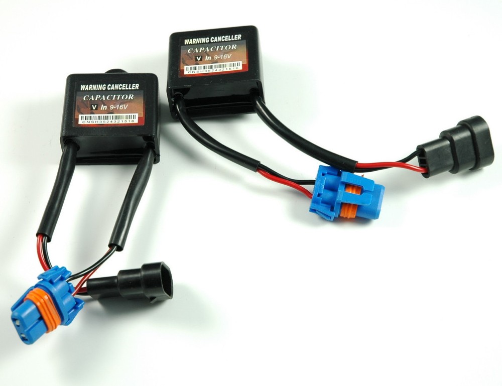 HID ERROR WARNING CANCELLOR CAPACITOR XENON HID DECODER JEEP FIAT Chrysler CHEVY