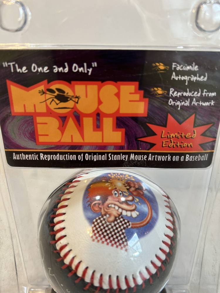 Grateful Dead Mouse Baseball. Limited Edition. Stanley Mouse Artwork.