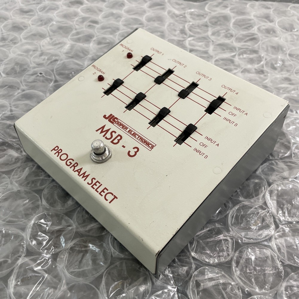 Vintage JL COOPER MSB-3 MIDI 2 Program Select / 4 Outputs