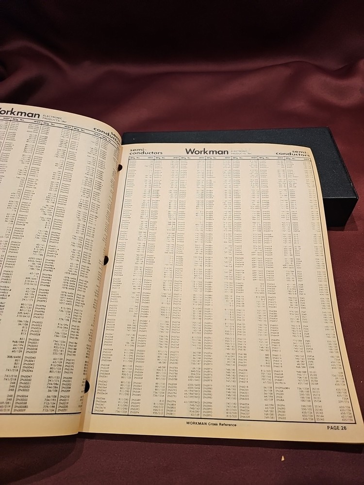 WEP Workman Semiconductor Catalog And Cross Reference 1980