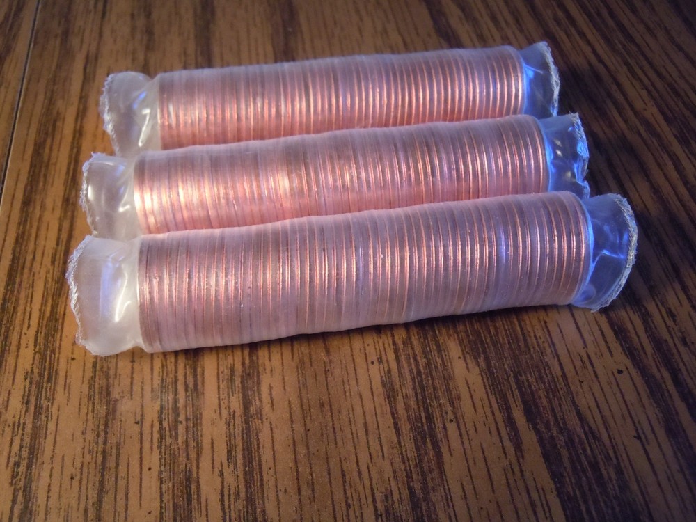 3 -2009-P Lincoln Cent Rolls "FORMATIVE YEARS" Uncirculated Original Rolls