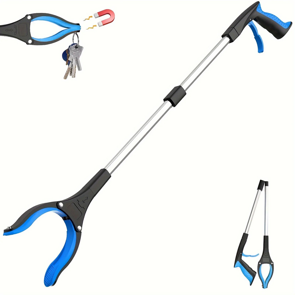 360° Rotating 32" Lightweight Garbage Picker Gripper for Seniors