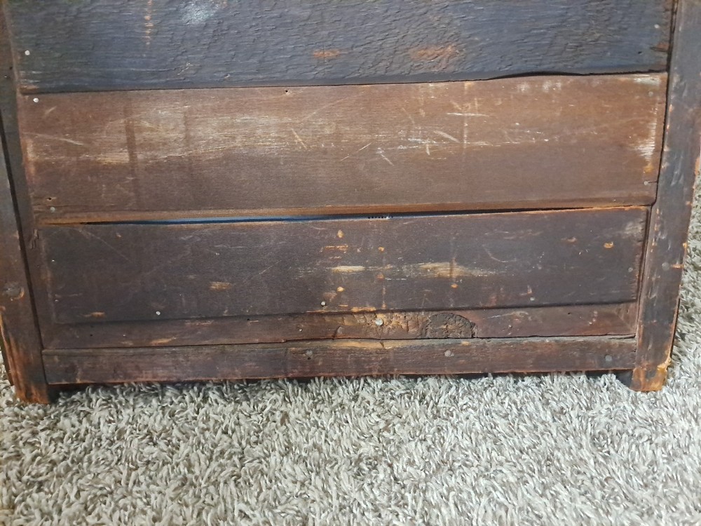 Antique American Empire Wall Console Mirror