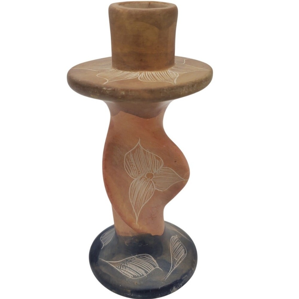Floral Candlestick - 5"