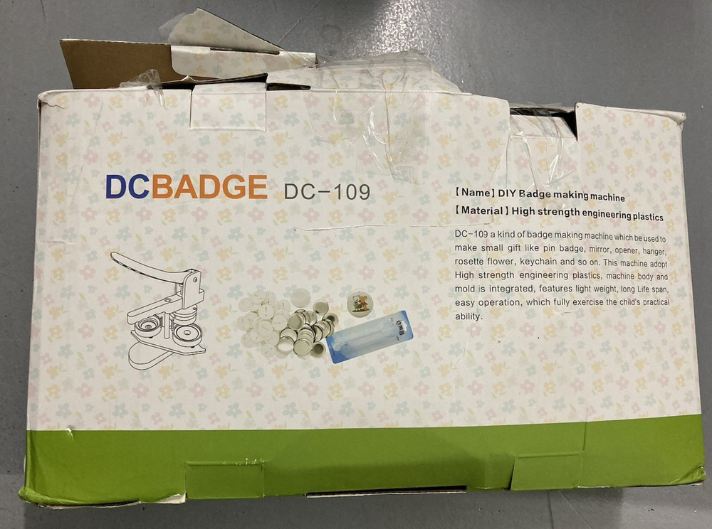 DIY DCBadge DC-109 Badge Making Machine