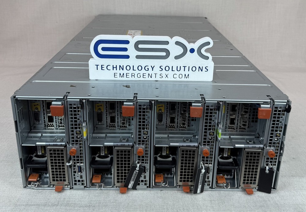 Dell EMC Isilon H400 array | Includes 4 nodes | Trays | Bezel & Rails