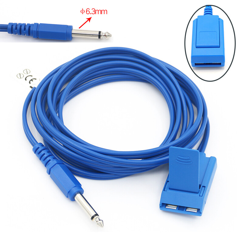 Negative Plate Connecting Cables Patient Return Electrode REM ESU Grounding Pads
