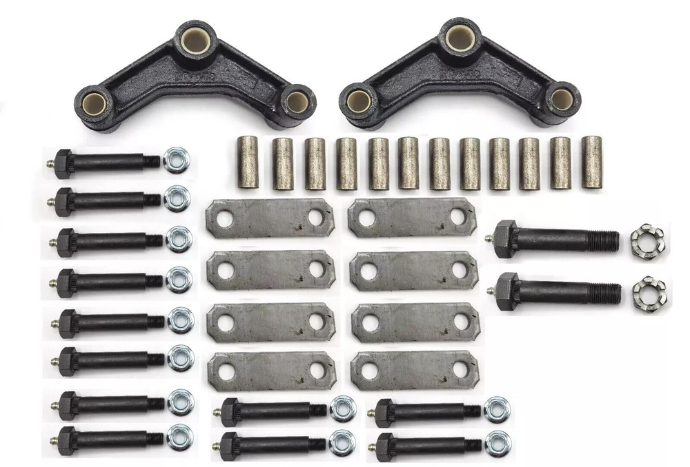 Tandem Trailer Suspension Rebuild Kit – Wet Bolts – Bronze Bushings – 458 EQs