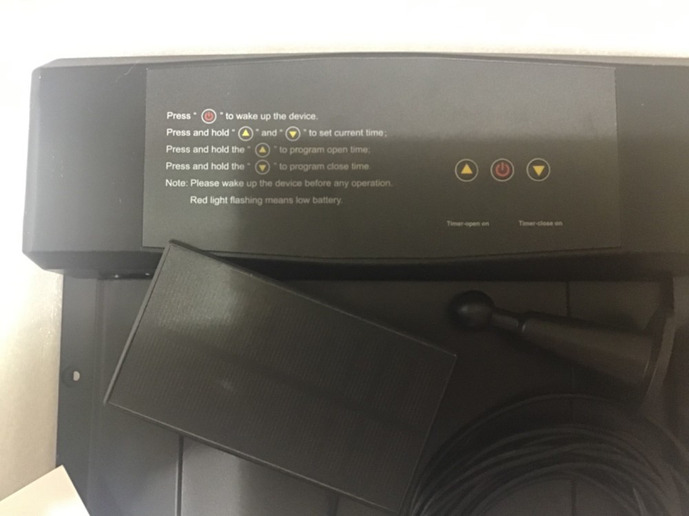 Solar Chicken Coop Automatic Door