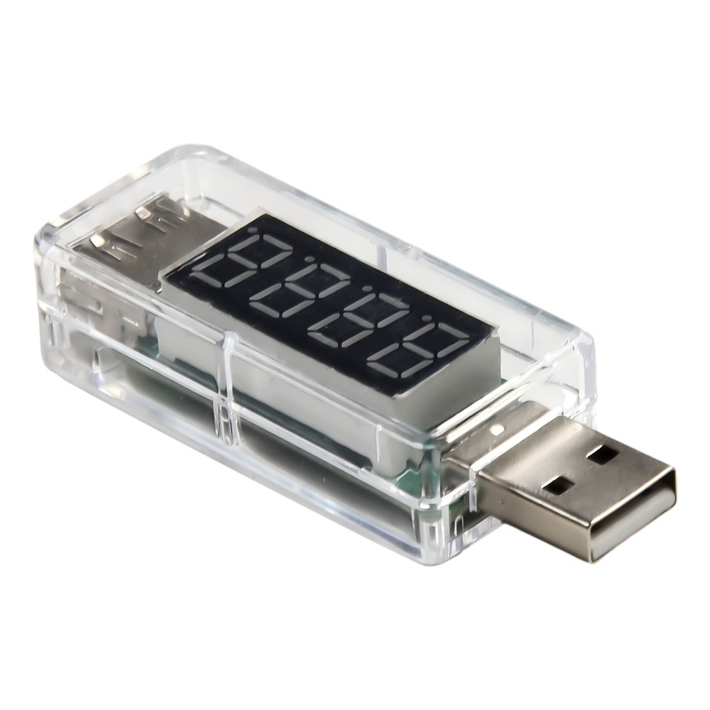 Portable USB Power Tester with Sequential Display of Voltage and Current