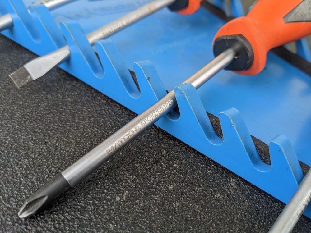 #bi480 Matco Tools 5 Piece Premium Orange Screwdriver Set