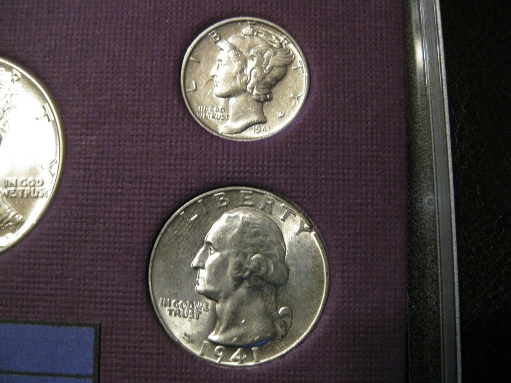 1941 P US Mint Set Brilliant Uncirculated!