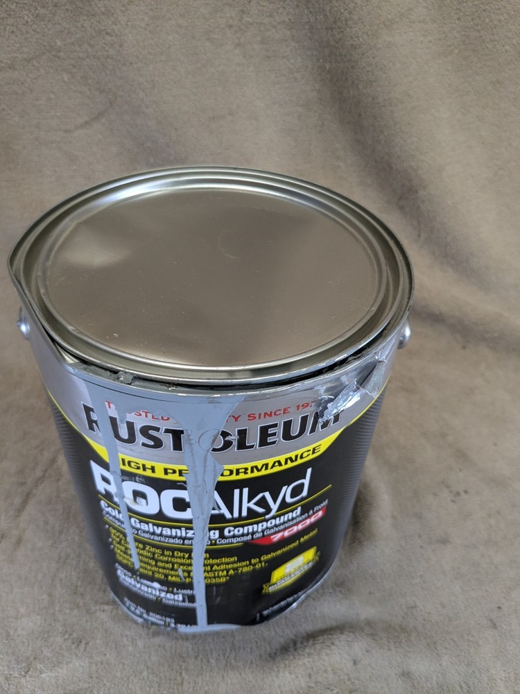 Rust-Oleum 206193 Cold Galvanizing Compound 7000 Metal Gray 1 Gallon