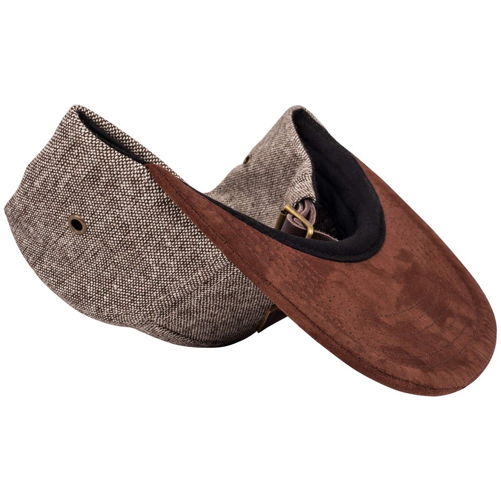 Blackskies Obsidian 5-Panel Cap | Black Wine Red Wool Visor Unisex Premium Ba...