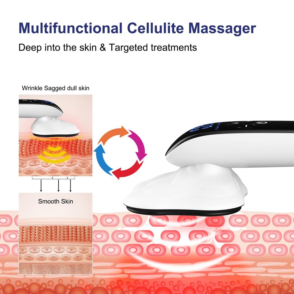 4 Heads Pro Max Version Cellulite Massager,Cordless Body Shaping Machine for ...