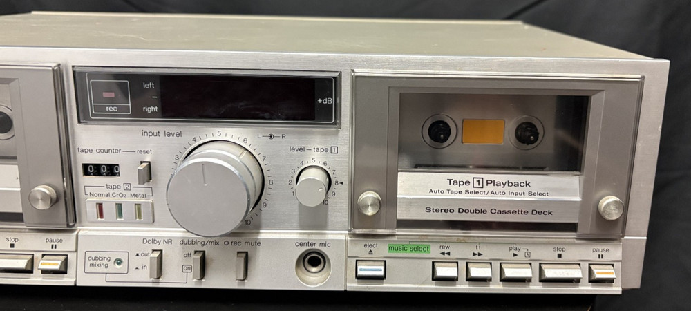 VTG Technics RS-M202 Cassette Deck Player & Recorder AS IS! READ DESCRIPTION!