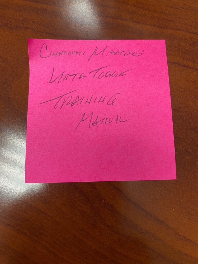 Cincinnati Milacron Vista Toggle Training Manual