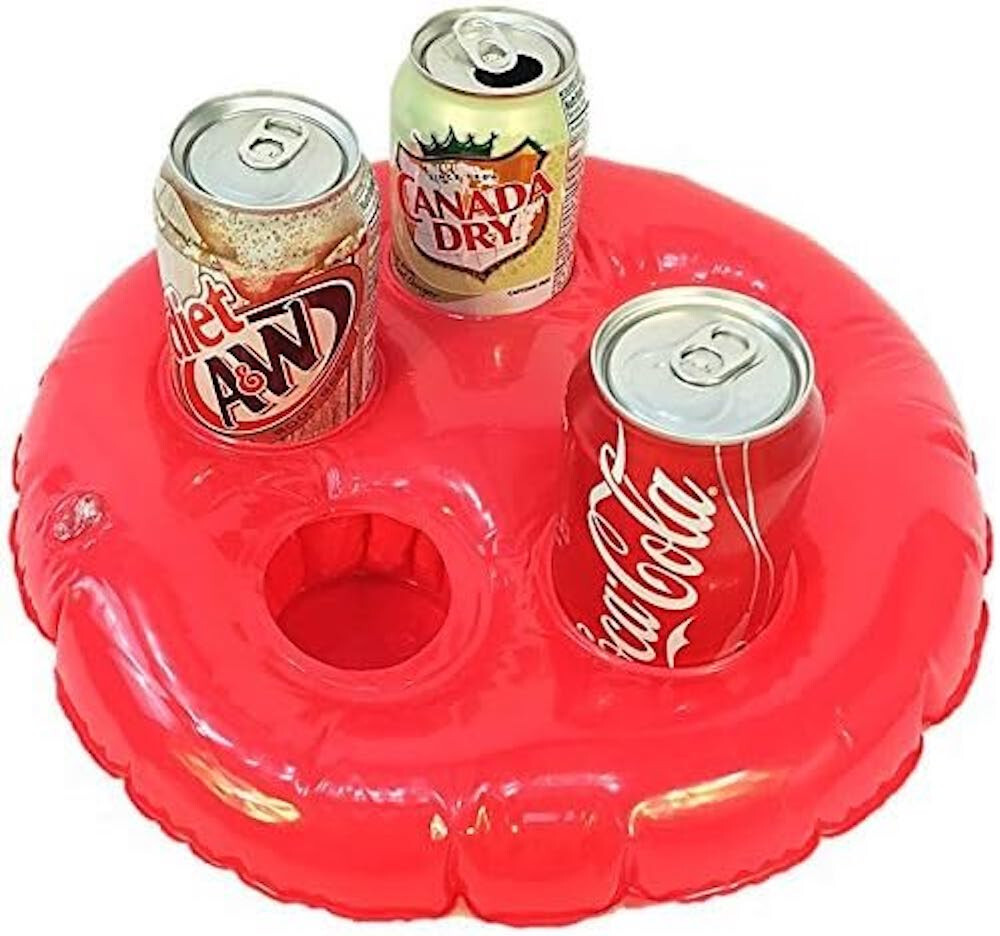 Refreshment Float Inflatable Cooler (Red)