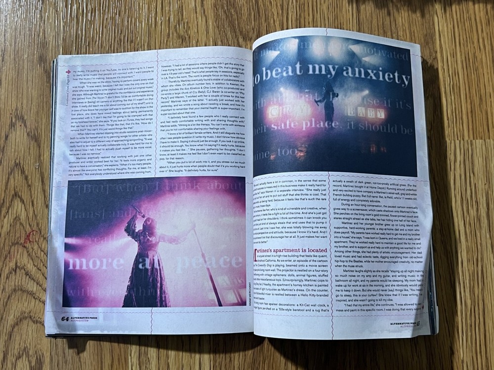 MELANIE MARTINEZ: ALTERNATIVE PRESS Magazine - Dec. 2016 - Issue: 341.1