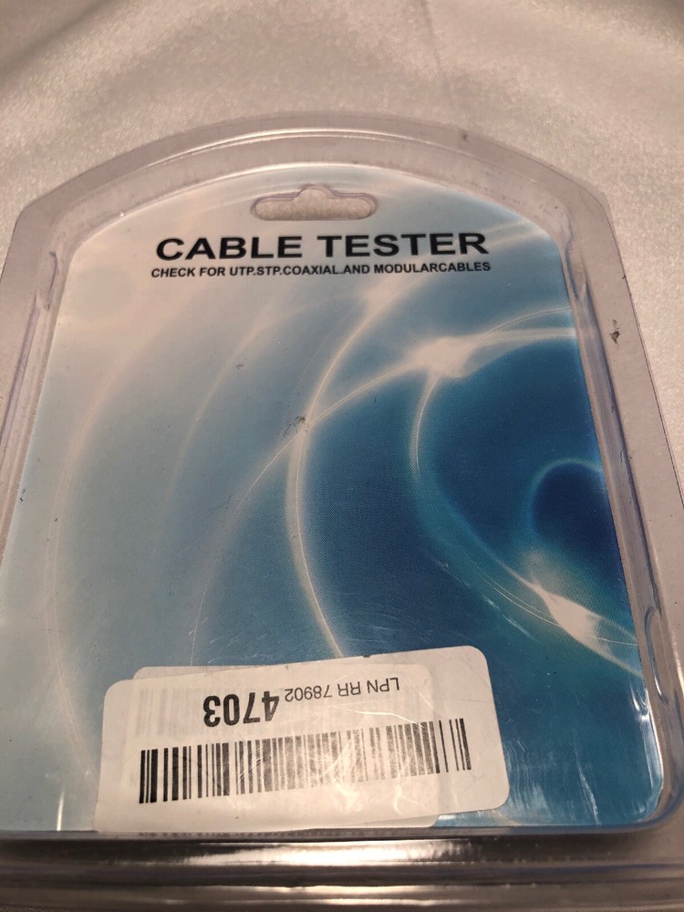 New! RJ45+ RJ11 Network Cable Tester Kit