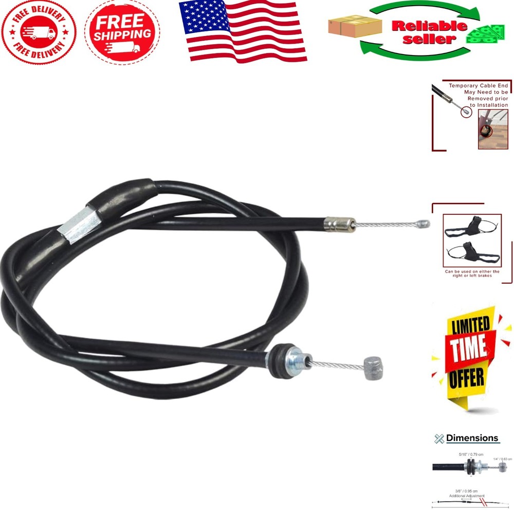 34" Walker Brake Cable Replacement for Rollators & Mobility Scooters - Durabl...