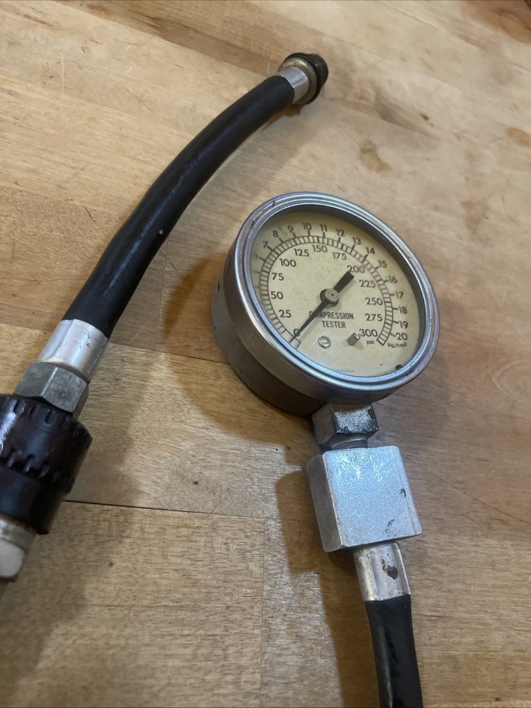 Vintage Automobile Compression Tester Made in USA