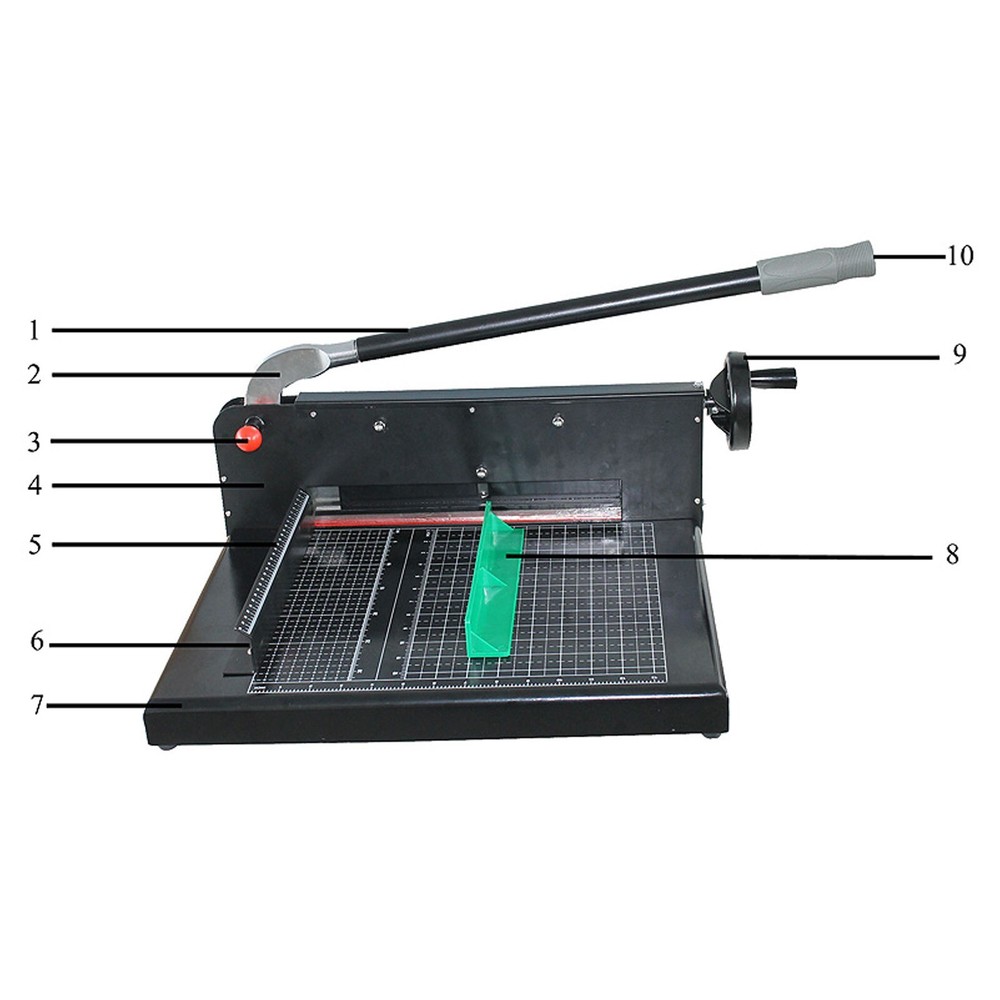 A4 Heavy Duty Desktop Stack Paper Cutter 12.2" Manual Thick Layer Paper Cutter