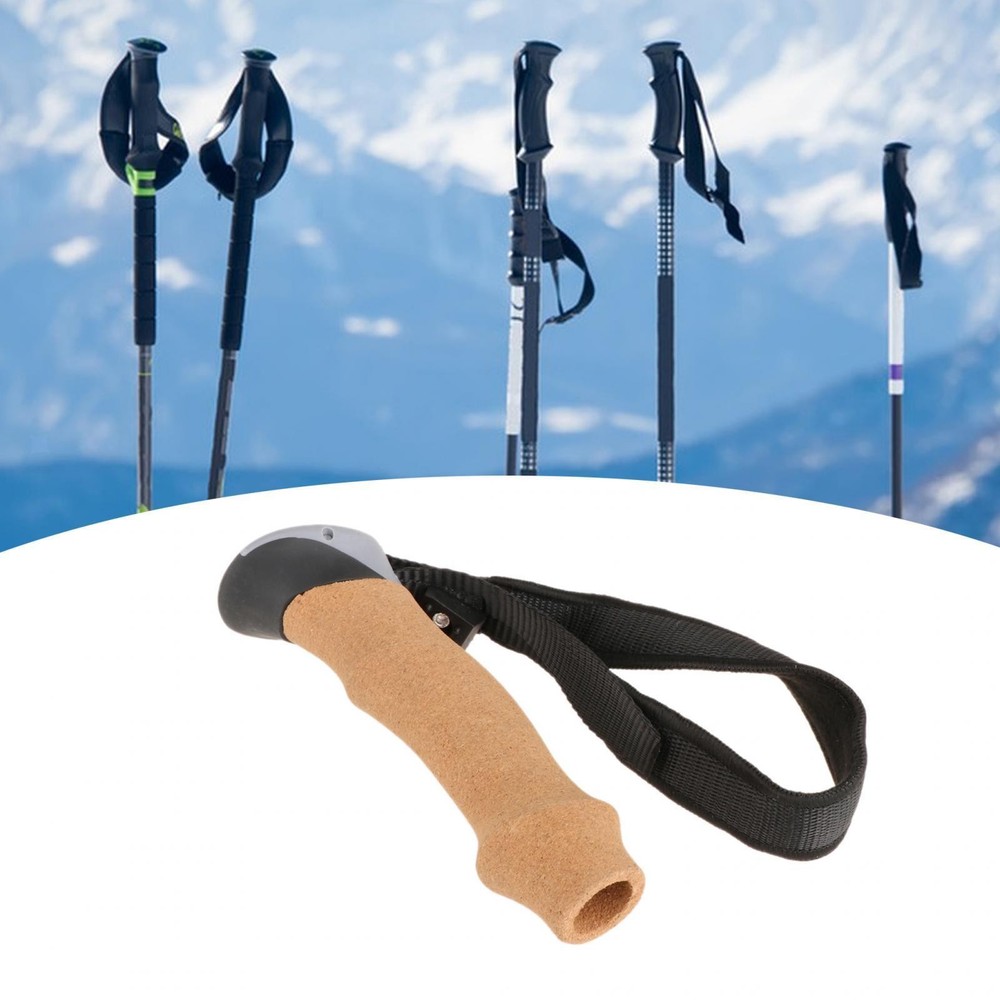 Trekking Rod Handle Adapter Canes Handle Grip Replace, Portable Walking Pole