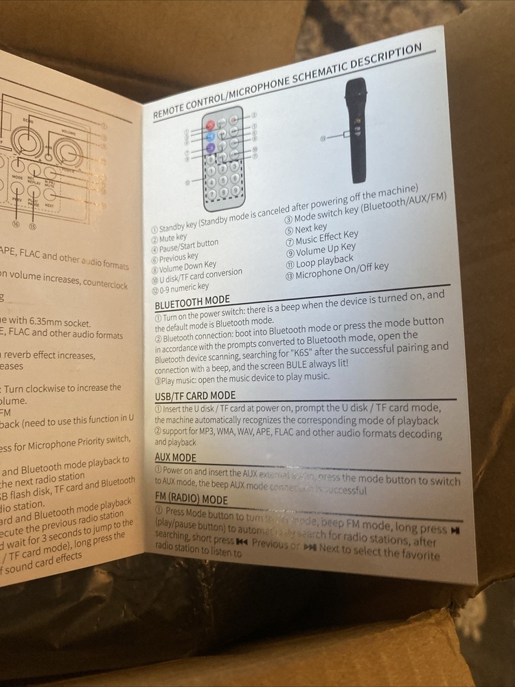bluetooth speaker with 2 microphone wireless