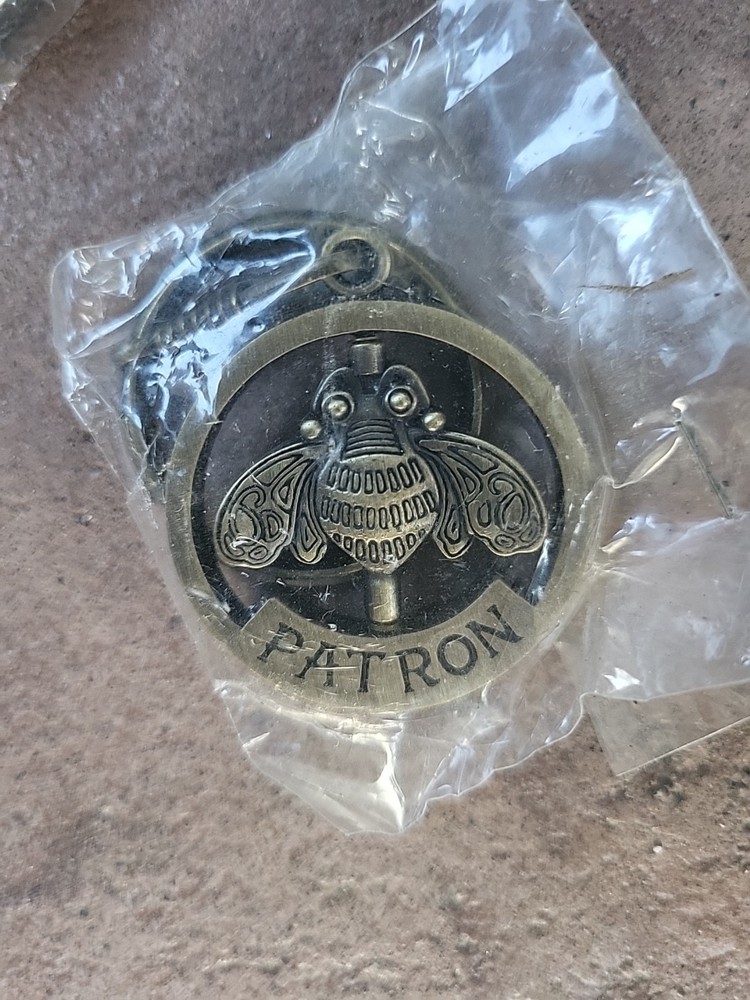 Patron Tequila Bee Keychain EUC