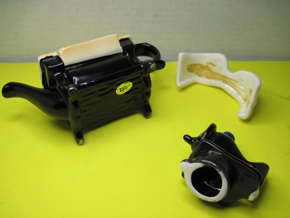 Old Ceramic GiftCo Creamer - Sewing Machine