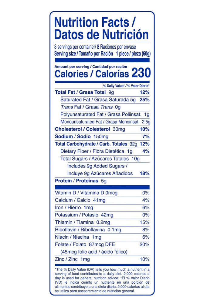 Bimbo Vanilla Conchas 8 ct 16.96 oz