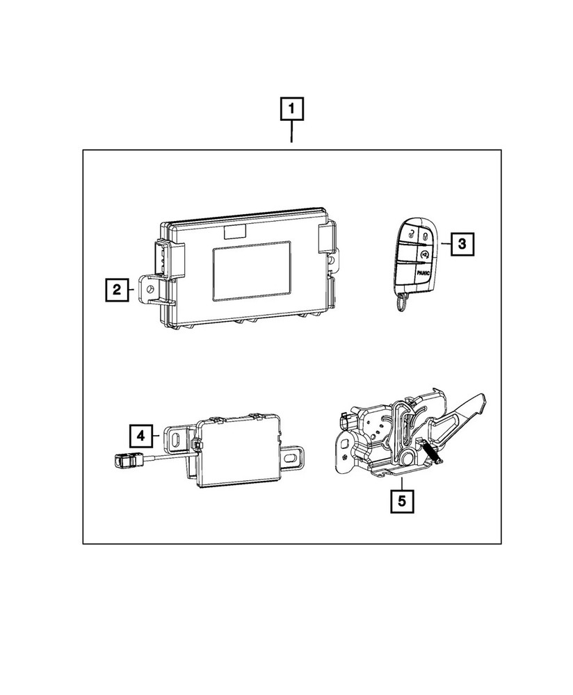 Genuine Mopar Hub Receiver 68283455AD