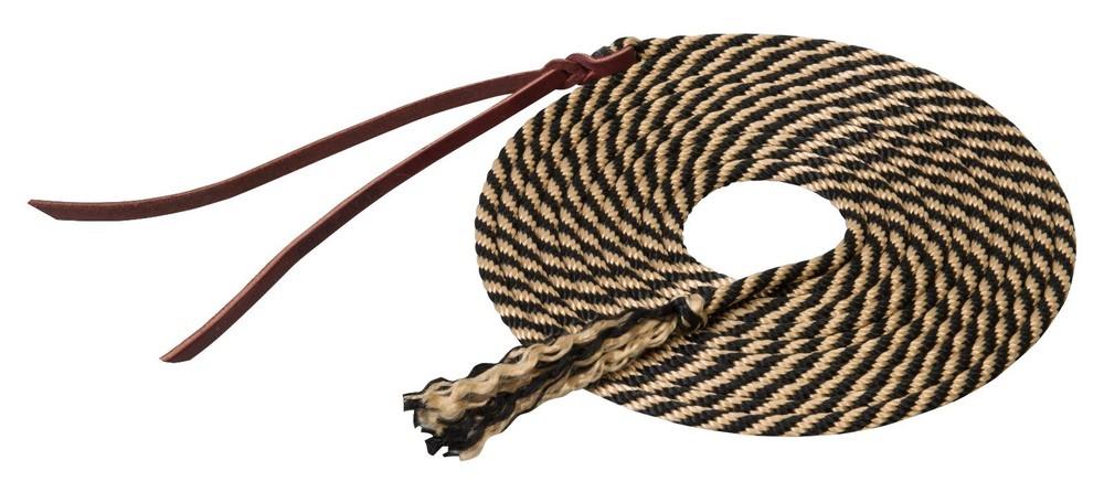 Weaver Silvertip® Get Down Rope, 1/4" x 14', Solid Braid Rope, Black/Tan