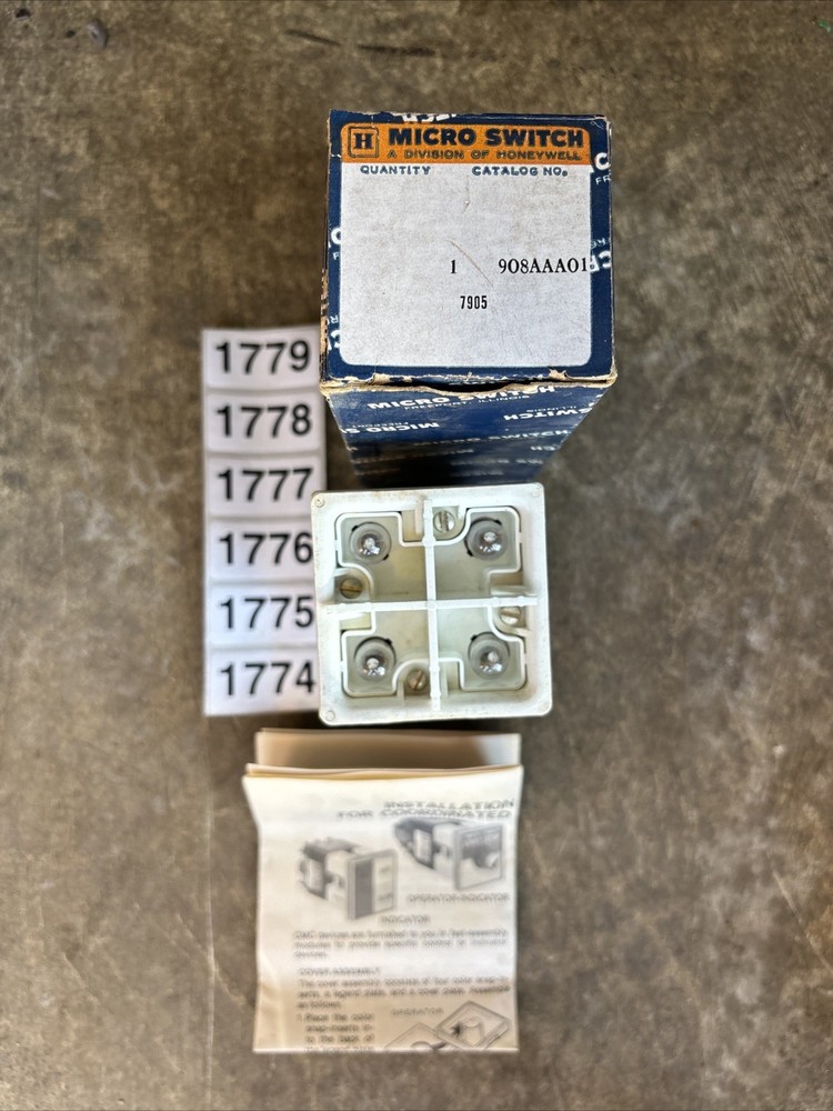 Honeywell Micro Switch 908AAA01 120V NIB